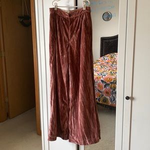 Free People velvet trouser